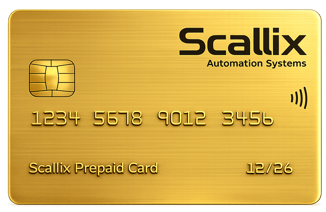 Scallix prepaid card